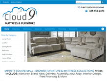 Tablet Screenshot of cloud9sleepshop.com